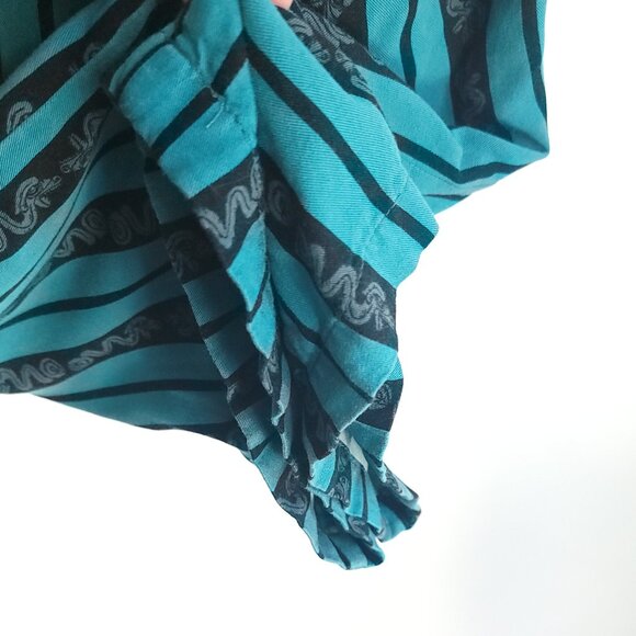 Disney Haunted Mansion Lounge Pajama Pants Women's Large Blue Black Stripe - Picture 7 of 10